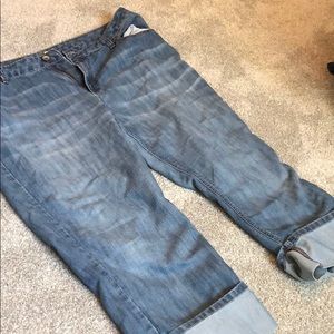 Merona plus size relaxed fit capris